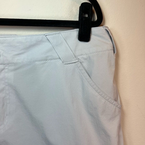 Columbia PFG Shorts Light Blue Performance Outdoors Nylon Pockets Size 16/36 in - Picture 3 of 13